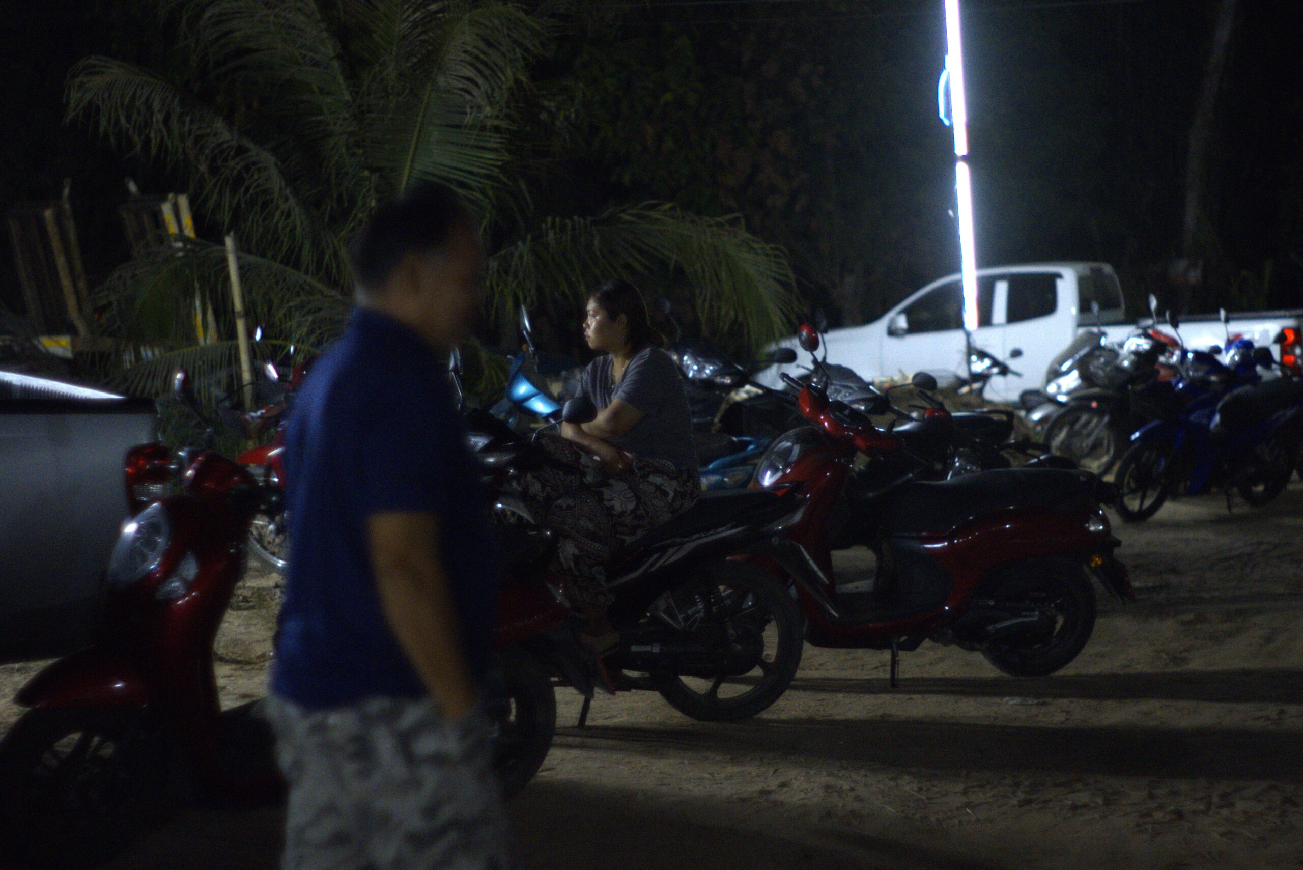Motorbike arrival